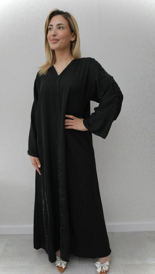 Amore's Shadow Stone Abaya