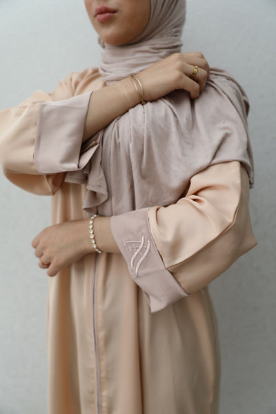 Dubai Amore Beige Elegance Dress