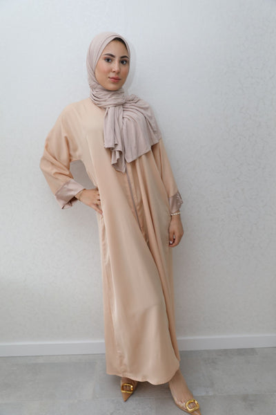 Dubai Amore Beige Elegance Dress