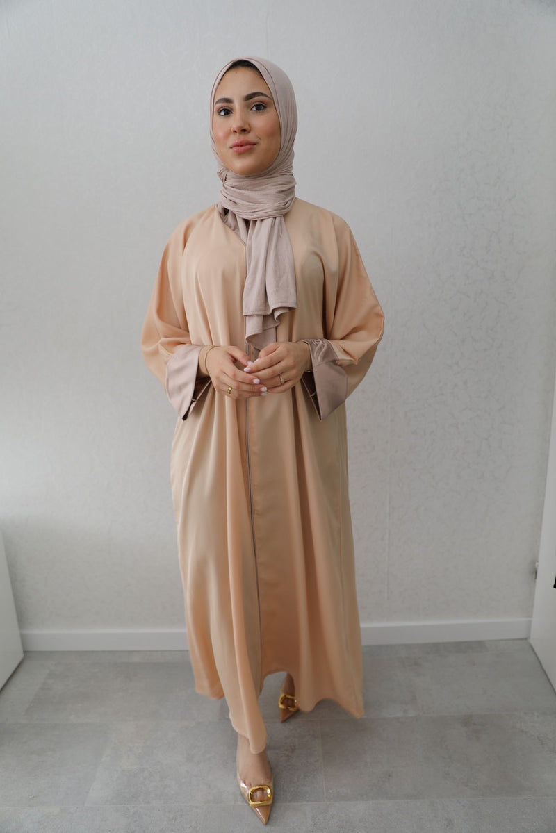 Dubai Amore Beige Elegance Dress