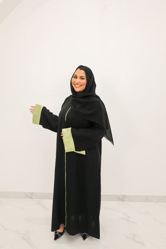 Dubai Amore Olive Elegance Dress