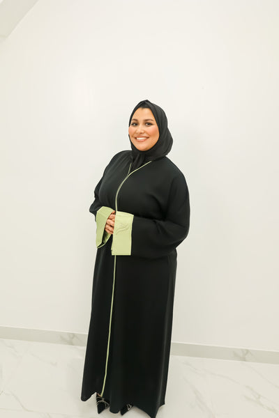 Dubai Amore Olive Elegance Dress